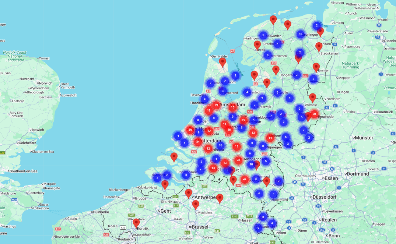 Geo CRM Kaart
